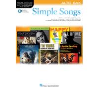 Simple Songs Alto Saxophone Book and Audio Online Hal Leonard