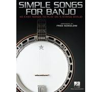 Simple Songs for Banjo: 40 Easy Songs to Play on 5-Stri - Paperback NEW Ahmed, R