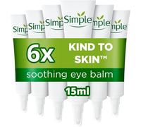 Simple Soothing Eye Balm Reduces Puffiness for Sensitive Skin 6 x 15ml