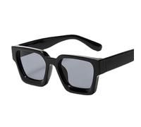 Simple Square Frame Sunglasses For Men And Women Outdoor Driving Commuting Sports Party Shopping Street Shooting Holiday Sun Glasses(Black)