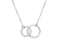 Simple Stainless Steel Pendant Necklace for Couples, Best Jewelry Gift for Girlfriend Practical Treatment