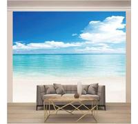 Simple Stereo Blue Sky White Clouds Sea 3D Wallpaper Luxury Home Dining Decor Paste Sofa Living Room The Wall for Bedroom Mural-400cm×280cm