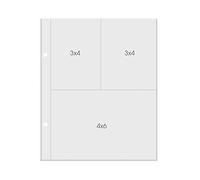 Simple Stories 210717 Snap Pocket Pages for 6 x 8-Inch Binders, Multi-Colour, 0.63 x 19.05 x 23.49 cm