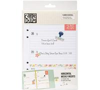 Simple Stories 4947 Planner Essentials Double-Sided Inserts, Multi-Colour, Size A5, Pack of 72