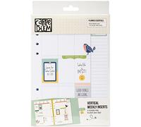 Simple Stories 4948 Planner Essentials Double-Sided Inserts, Multi-Colour, Size A5, Pack of 72, Multiple color options