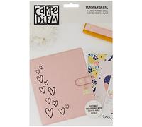 Simple Stories Carpe Diem Floating Hearts Decal, Synthetic Material, Black, 23 x 15.2 x 0.1 cm