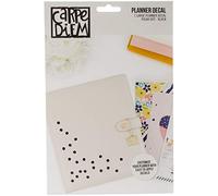 Simple Stories Carpe Diem Polka Dot Black Planner Decal, Synthetic Material, 23 x 15.2 x 0.1 cm