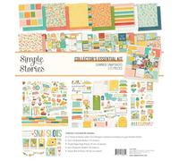 Simple Stories Collector's Essential Kit 12"X12"-Summer Snapshots