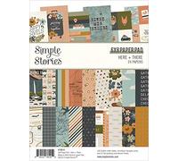 Simple Stories Double-Sided Paper Pad 6"X8" 24/Pkg-Here & There