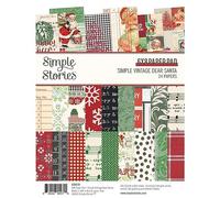 Simple Stories Double-Sided Paper Pad 6"X8" 24/Pkg-Simple Vintage Dear Santa