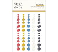 Simple Stories Say Cheese Classic Mouse Enamel Dots-60/Pkg