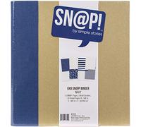 Simple Stories SNAP Binder 6X8 Navy, One Size