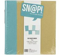 SIMPLE STORIES SNAP Binder 6X8 Teal, One Size