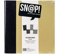 Simple Stories SNAP Binder SN@P 6X8, Black, One Size