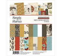 Simple Stories SV Paper 6X8 PAD, Simple Vintage Ancestry, One Size
