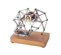 Simple Strandbeest Model, Gear Driven Walking Model with Base & Metal Construction, Mechanical Bionics Model for Experimental Scientific Demonstration