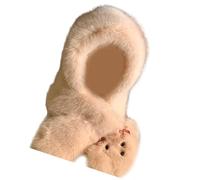 Simple Street Hat Trendy Portable Hat Casual Long Plush Windproof Warm For Snow Activity Adjustable Scarf Length
