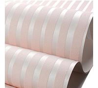 Simple Striped Decorative Film - Simple Non-Woven Wallpaper Background, Modern Contemporary Checked Pattern | For Furniture Bedroom Living Room Apartment Hotel