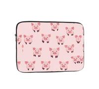 Simple Strokes of Pig Head Patterned Laptop Case Essential Accessory for Commuting and Office Use - 12 inch