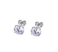 Simple Stud Earrings, Silver Stud Earrings for Women Round 3mm with Cubic Zirconia 3X3mm for Men Mother'S Day Jewelry Upgrade