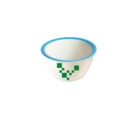 Simple Style Geometric Fragments Creative Bowl Personality Color Ceramic Bowl-Blue-Green Square