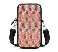Simple Style Leaves Crossbody Bag Adjustable，Phone Bag Detachable Shoulder Strap，Wallet for Daily Commuting, Can Be Worn Crossbody Or over The Shoulder.