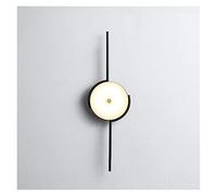 Simple Style Modern LED Wall Lamps Indoor Lighting for Living Study Room Bedside Bedroom Aisle Corridor Light Home AC90-260V (Color : Gold 10W 15x60cm Size : Three Colors) (Black 10w 15x60cm Three C