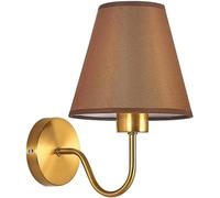 Simple Style Wrought Iron Wall Lamp, Creative Personalized Fabric Lampshade Wallscopes, E27 Base Single-Headed Wall Lantern, Wall-Mounted Lighting Fixtures, Bedroom Bedside Decoration Wall Light