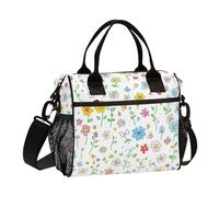 Simple Summer Little Bloom Leakproof Insulated Lunch Sack with Shoulder Strap Lunch Totes for Women for College loncheras para adolescentes