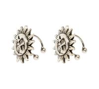 Simple Sun Ear Cuff Trendy Moon Accessory Comfortable Clip Not Piercing Earrings Suitable For Various Occasions Sun Moon Flower Ear Cuffs