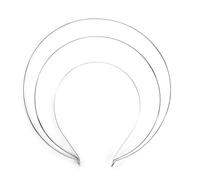 Simple Sweet Hair Accessories Women Students Washing Face Hairband Crown Headbands Three Layered Hoop