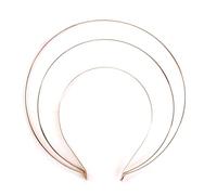 Simple Sweet Hair Accessories Women Students Washing Face Hairband Headbands Three Layered Hair Hoop Base