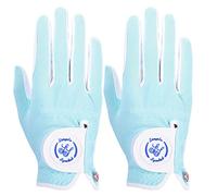 SIMPLE SYMBOL Men's RainGrip Golf Glove Two Pack,Hot Wet Weather Comfort,（Two Left Hands Or Two Right Hands Or One Pair） Four Colors to Choose from White/Green/Navy Blue/Grey(Green,L,Right)