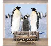 Simple Three Dimensional Animal Penguin Art 3D Wallpaper Luxury Home Dining Decor Paste Sofa Living Room The Wall for Bedroom Mural-350cm×256cm