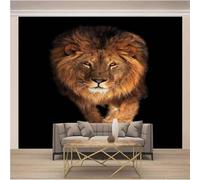 Simple Three Dimensional Golden Animal Lion 3D Wallpaper Luxury Home Dining Decor Paste Sofa Living Room The Wall for Bedroom Mural-150cm×105cm
