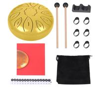 Simple to Play 8 Inch Steel Handpan Drum Featuring 11 Notes for Quick Learning Sound and Stress Relief Beginner