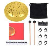 Simple to Play 8 Inch Steel Handpan Drum Featuring 11 Notes for Quick Learning Sound and Stress Relief Rehab