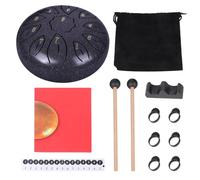 Simple to Play 8 Inch Steel Handpan Drum Featuring 11 Notes for Quick Learning Sound and Stress Relief Rehab