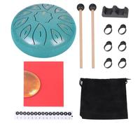 Simple to Play 8 Inch Steel Handpan Drum Featuring 11 Notes for Quick Learning Sound and Stress Relief Rehab