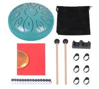 Simple to Play 8 Inch Steel Handpan Drum Featuring 11 Notes for Quick Learning Sound and Stress Relief Beginner