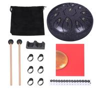 Simple to Play 8 Inch Steel Handpan Drum Featuring 11 Notes for Quick Learning Sound and Stress Relief Beginner