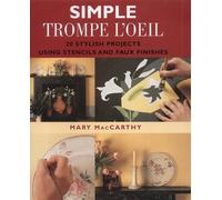 Simple Trompe L'Oeil Using Stencils and Faux Finishes