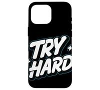 Simple Try Hard Mindset Costume Case for iPhone 16 Pro Max