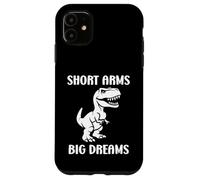 Simple tyrannosaurus dinosaur Funny quote short arms t-rex Case for iPhone 11