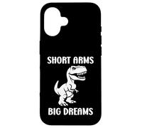 Simple tyrannosaurus dinosaur Funny quote short arms t-rex Case for iPhone 16