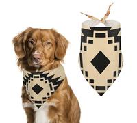 Simple Vector Art Dog Bandana Triangle Dog Scarf Washable Polyester Dog Bibs Cute Pet Bandana for Medium Large Dogs Puppy and Cats