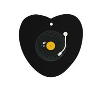 Simple Vinyl Record Player Color Dot Car Air Freshener Hanging Paper Love form