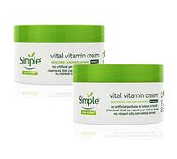 Simple Vital Vitamin Night Cream 50ml 20 Pack of Sensitive Skin Moisturiser