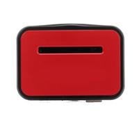 Simple Walking Pedometer 3D Step Counter with Clip for Men Women Tracking Steps Walking Distance Calories CR 797 Battery Powered Solar Power Supply (Red)
