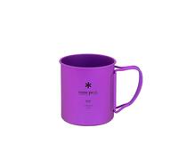Snow Peak Titanium Single Wall 450 Cup, Purple, Lightweight, Compact & Durable Mug for Backpacking, Camping & Outdoors